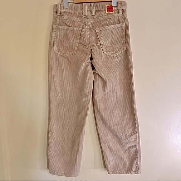 Empyre| Tan/Khaki Corduroy Streetwear Sk8tr Corduroy Wide Leg Pants Sz 25 - Picture 3 of 4